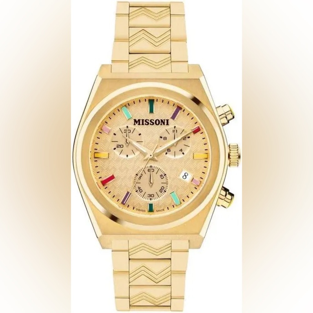 Missoni Gold Womens Chronograph Watch Active MWKC00522